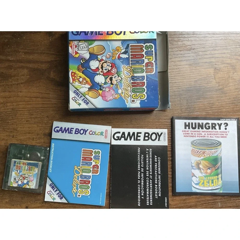 Super Mario Bros Deluxe Gameboy Color Complete CIB Authentic